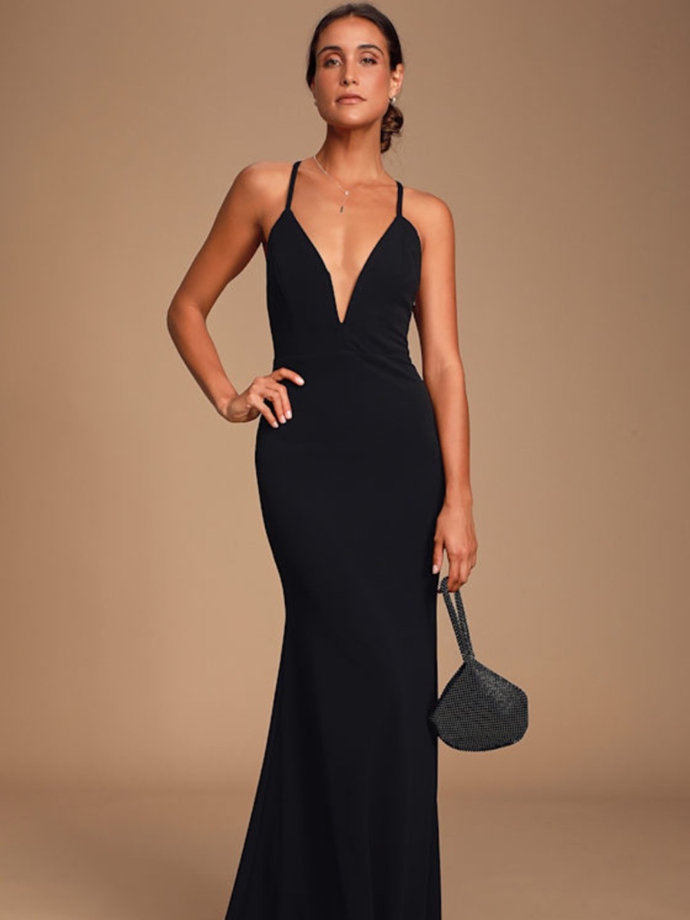 Lulus Amelia Black Sleeveless Maxi Dress - Size L